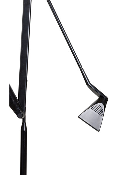 Vintage vloerlamp, zwart