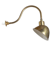 Industriele  Wandlamp, Goud Koper