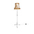 Vintage vloerlamp, uitschuifbaar