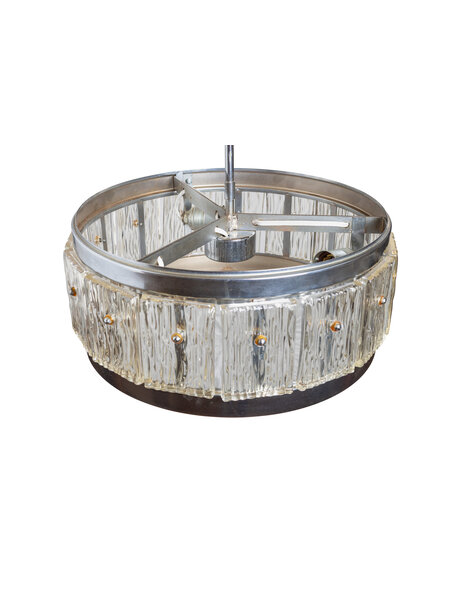 Vintage hanglamp, glazen schotsen