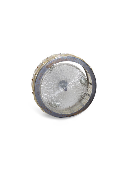 Vintage hanglamp, glazen schotsen