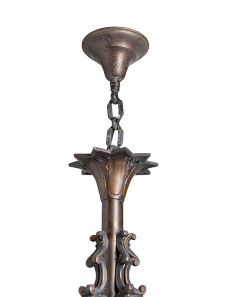 Beautiful Art Deco hanging lamp, 1930s