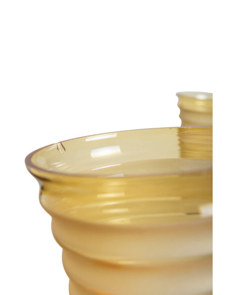 Oude hanglamp, gebruineerd, jaren 30