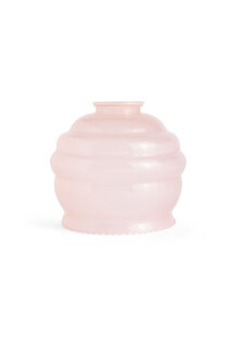 Classic Lampshade, Pink Glass, 1940s