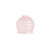 Pink glass lampshade with ribs