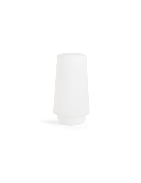 glass shade for wall fixture, matt white