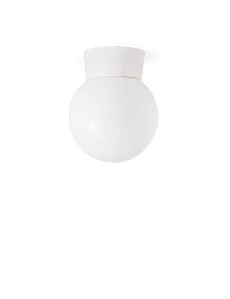 White ceiling lamp, bulb