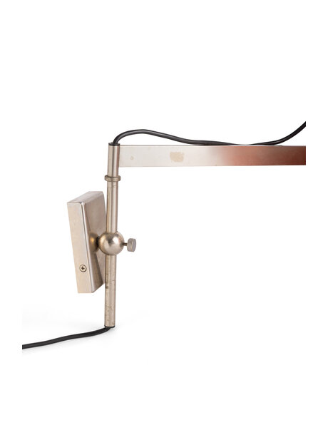 Vintage wandlamp, oranje bol, Raak