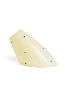 Gestippelde Schuin Glazen Lampenkap, Jaren 50