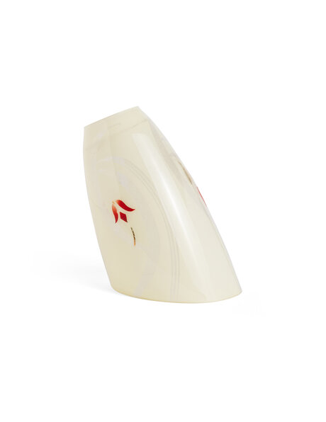 Schuine lampenkap, glas, jaren 50