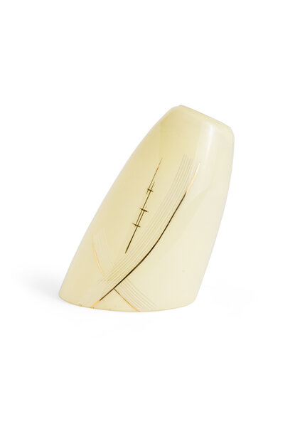 Vintage Lampenkap met Gouden Lijntjes, Jaren 50