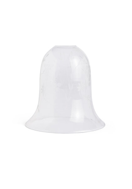 Classic Lampshade, Clear Cut Glass, 1930s