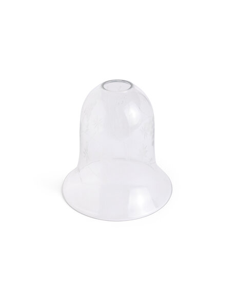 Antieke lampenkap, helder geslepen glas