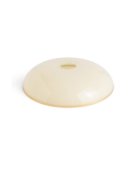 Flat glass lampshade, light yellow