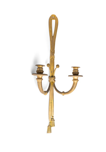 Klassieke Wandlamp met Kaarsen, Jaren 30