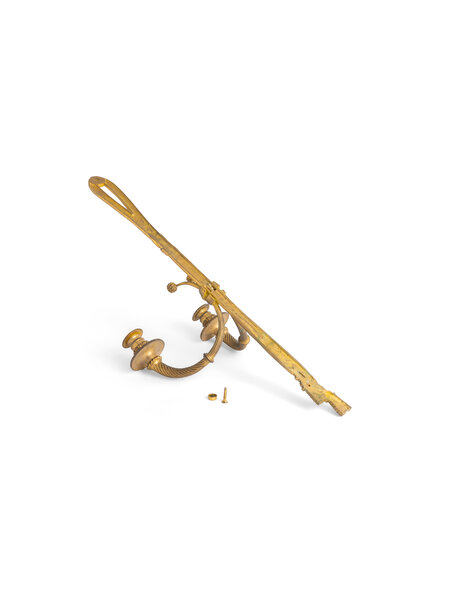 Antieke wandlamp, messing, kaarsen