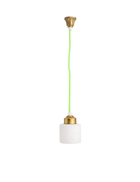 Mini pendant lamp, green cord