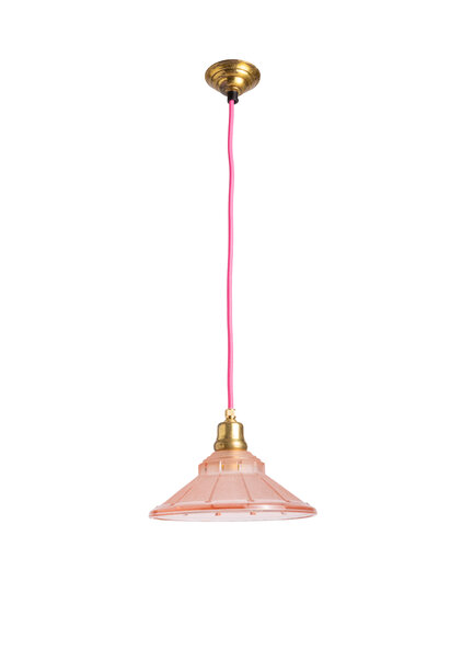 Klein Roze Hanglampje, Art Deco, Jaren 30
