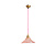 Small pendant lamp, pink glass
