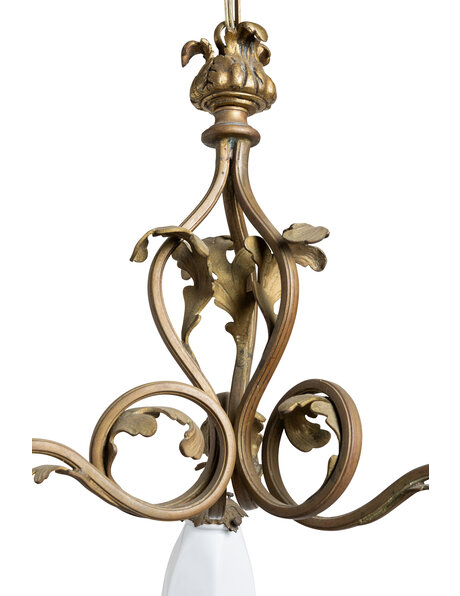 Old brocante hanging lamp, graceful