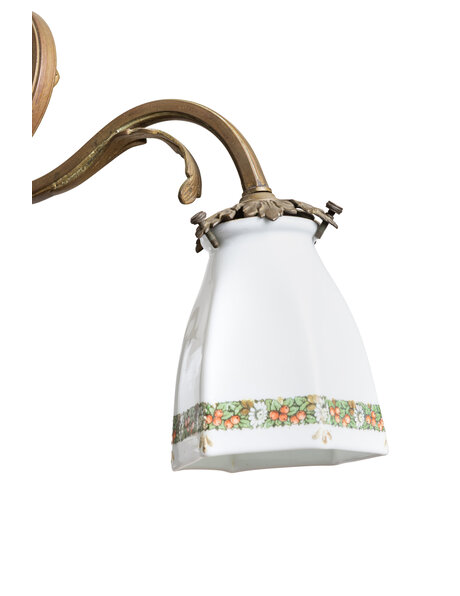 Old brocante hanging lamp, graceful