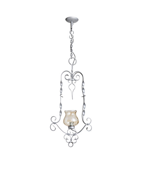 Kitsch hanging lamp, curly