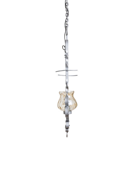 Kitsch hanglamp, krullerig