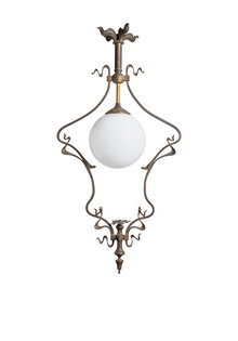 Art Nouveau Hanging Lamp, 1920s