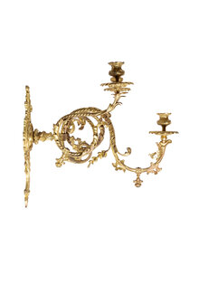Baroque Wall Candlestick, 1920s, Quite Large