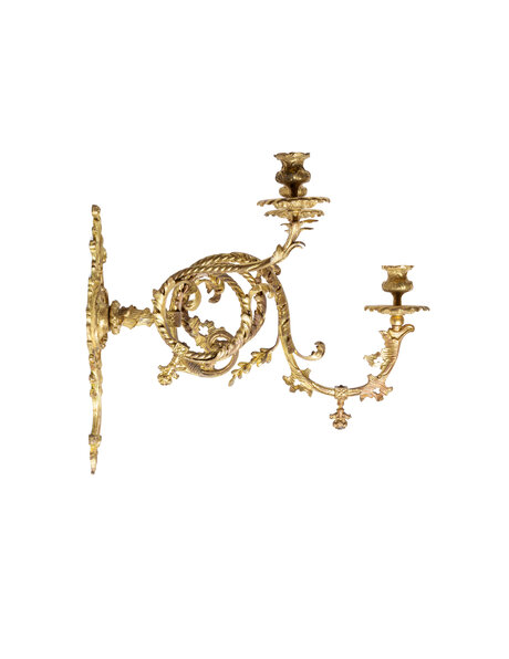 Beautiful baroque wall candlestick