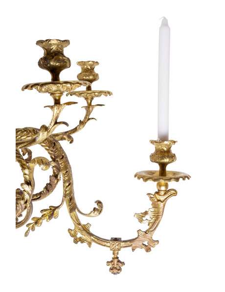 Beautiful baroque wall candlestick