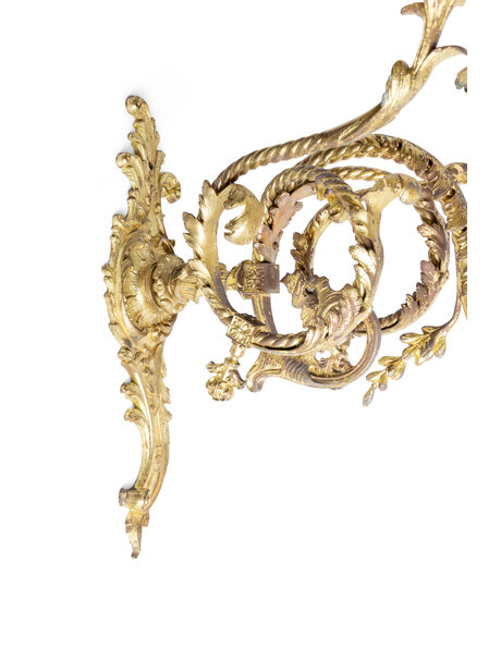 Beautiful baroque wall candlestick