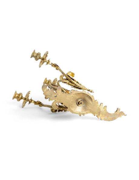 Beautiful baroque wall candlestick