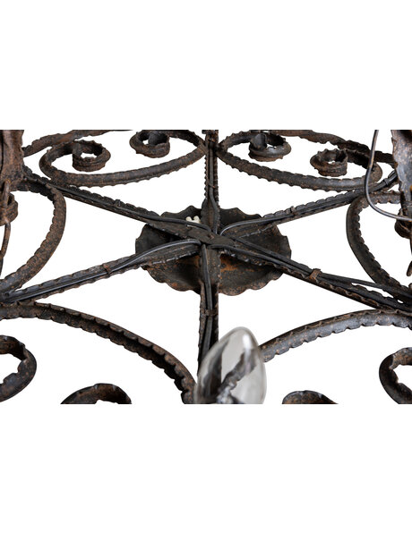 Large chandelier, rustic model