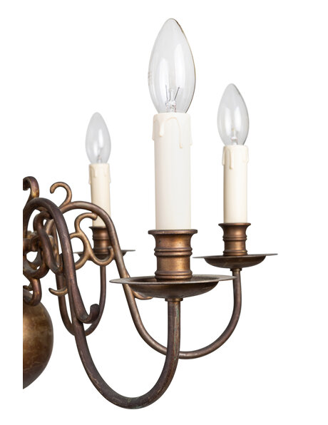 Small chandelier, ball crown, 1940s