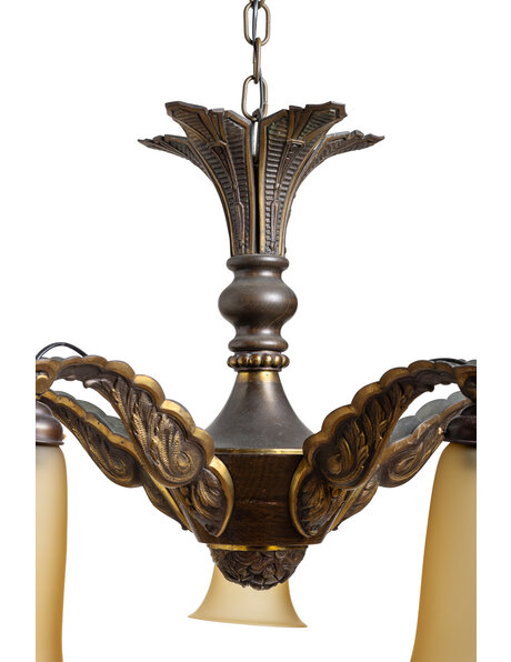 Large antique hanging lamp