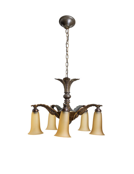 Grote antieke hanglamp