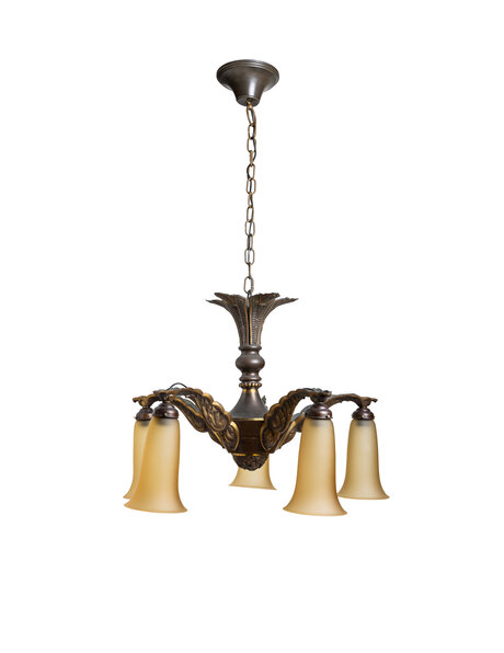 Large antique hanging lamp