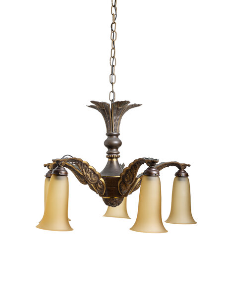 Grote antieke hanglamp