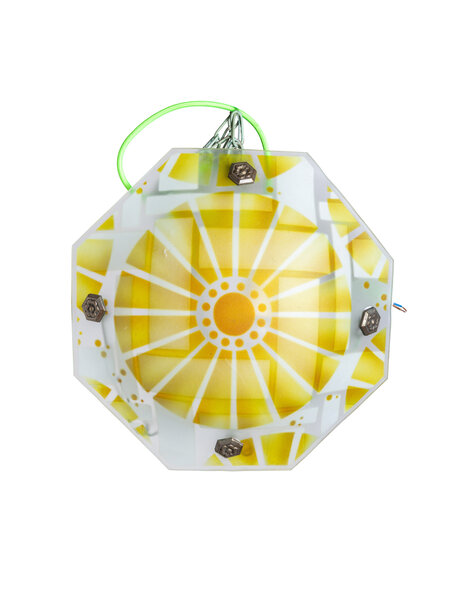 Hanglamp, glazen schaal, Lucha