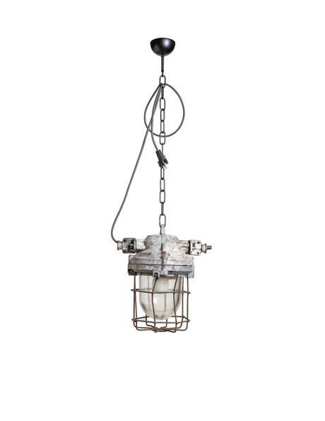 Industrial pendant lamp, cage model