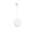 Jaren 40 hanglamp, witte bol