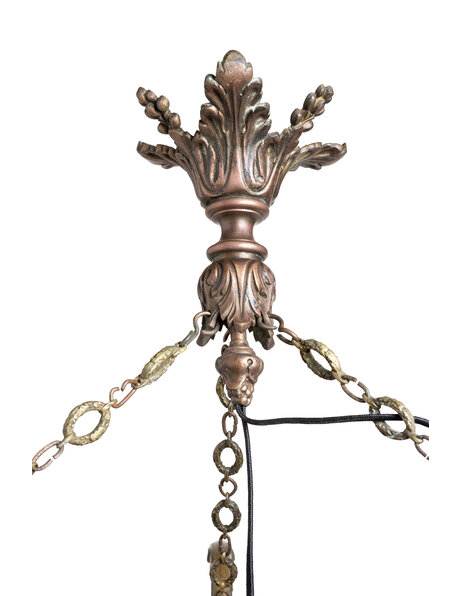 Beautiful hanging lamp, Schneider, 1930s