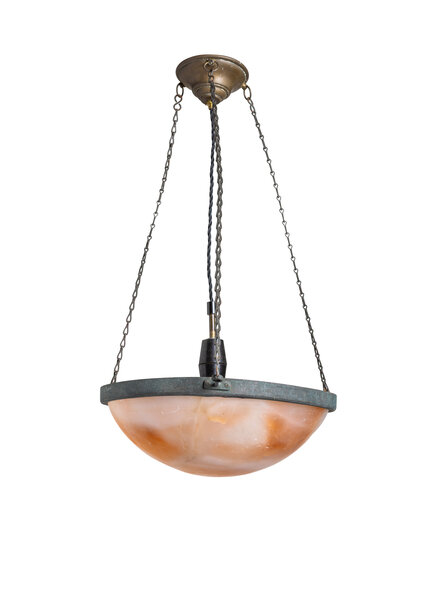 Albast Hanglamp, Slaapkamer Schaal, Jaren 30