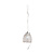 Small pendant lamp on a white cord