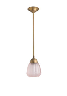 Matte Pink Pendant Lamp with Pendulum