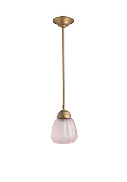 Matte Pink Pendant Lamp with Pendulum