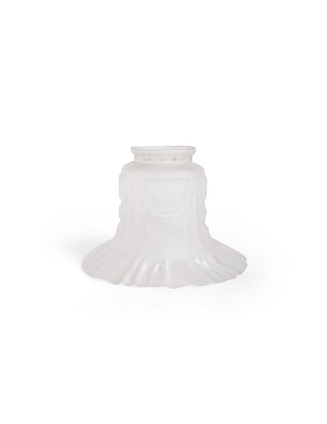 Frosted glass skirt cap