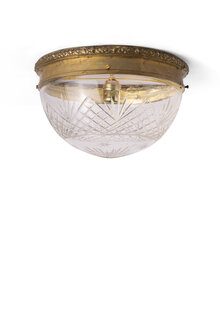 Klassieke Plafonniere, Grote Plafondlamp, Jaren 30