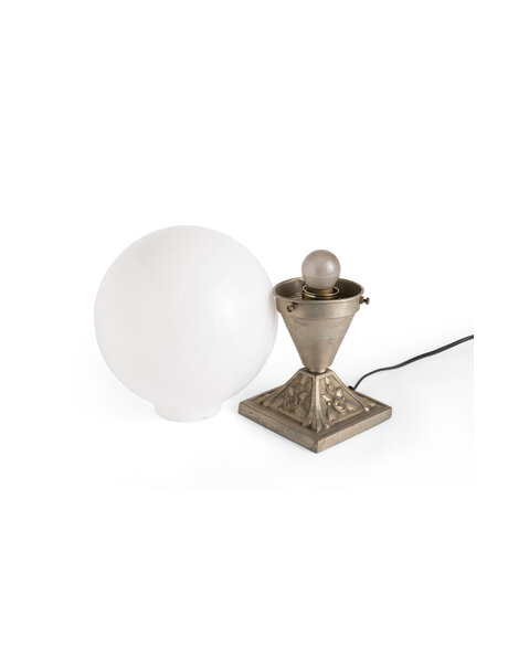 Art Deco tafellamp, prachtige voet